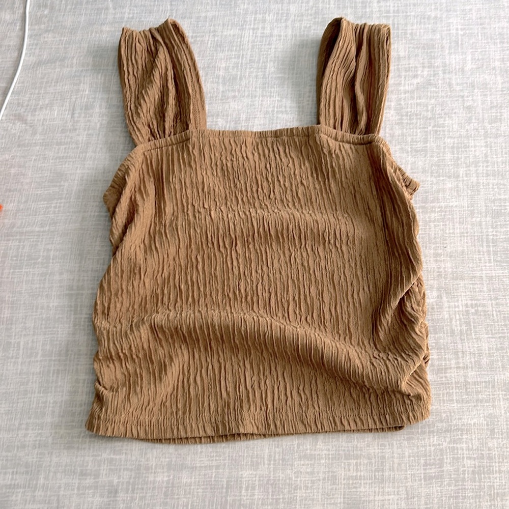 NWOT Tan/Brown Top